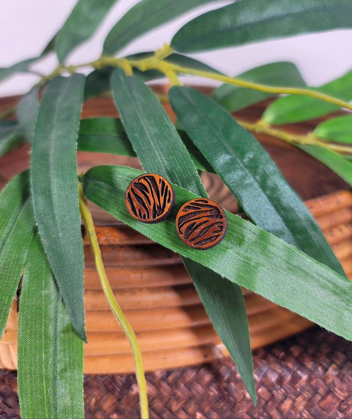 Wildwood Earrings Tiger