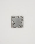 PT150-070 metal square with floral detail