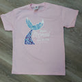Youth T-Shirt - Make Mermaid Waves Pink