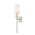Z-Lite Ava Brushed Nickel Wall Sconce 804-1S-BN - Wall Sconces