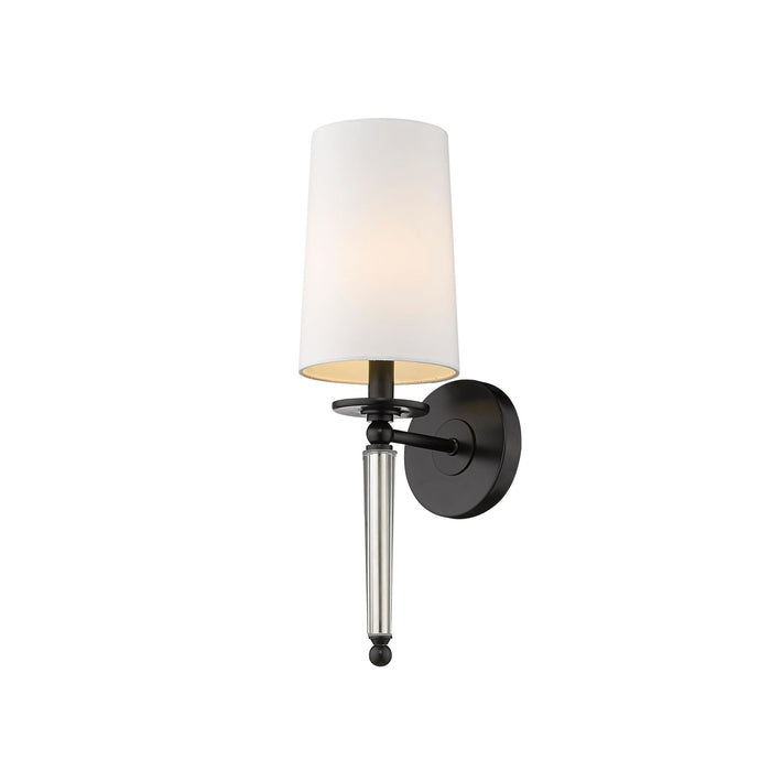 Z-Lite Avery Matte Black Wall Sconce 810-1S-MB - Wall Sconces