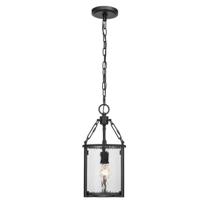 Z-Lite Barrington Matte Black 1 Light Pendant 346P8-MB - Pendants